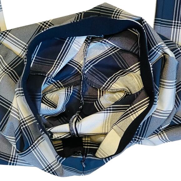 Rag & Bone Women’s Sz 0 Blue Plaid Pants Simone High Rise Ankle Slim Stretch - Picture 12 of 16